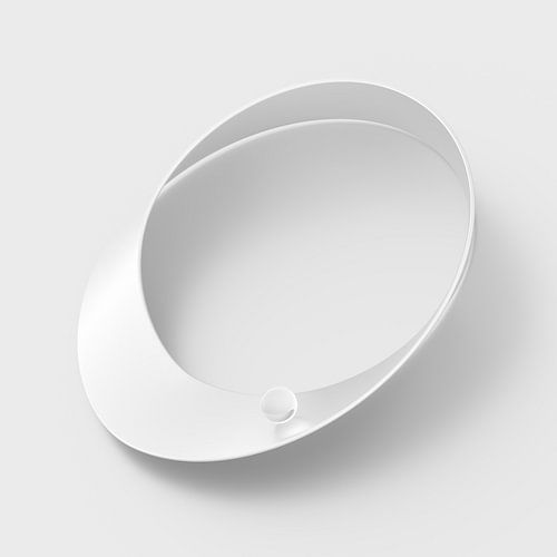 Chrom-Möbius boeglampje Chrom-Möbius