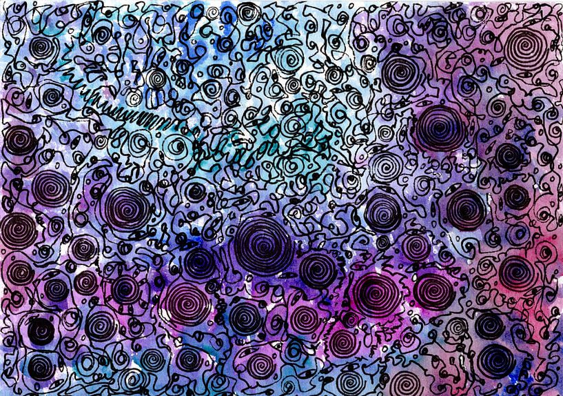 Spirals of love van MY HAPPY SOUL ART