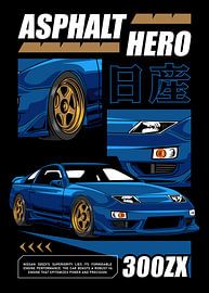 Nissan 300ZX JDM Car by Adam Khabibi