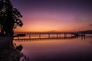 Ochtendstemming aan de Bodensee van Marcus Lanz