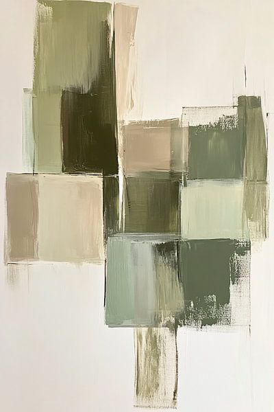 Abstract shapes in neutral tones by Art & Soul Creations
