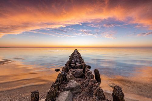 Sonnenuntergang bei Hindeloopen