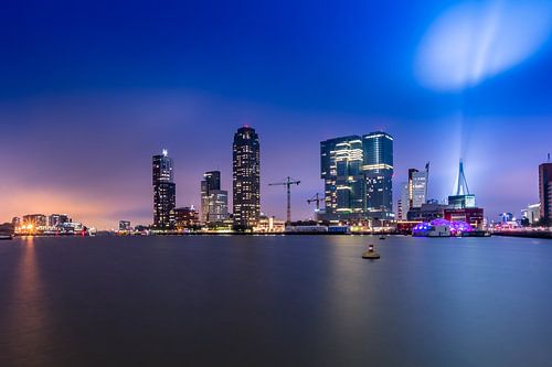 Skyline Rotterdam Rijnhaven view