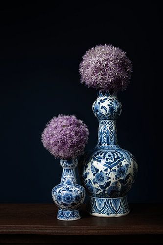 Stilleben mit Zwiebelknollen