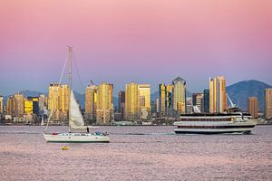 Pink Sky Evening - San Diego, Kalifornien von Joseph S Giacalone Photography