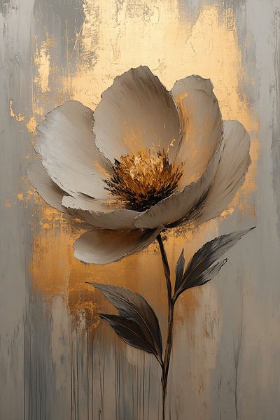 Flower on Gold, number 3 of 4 by Studio Ypie