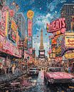 Neon Nights in Love City van Art Lovers thumbnail