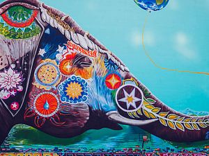 Berlin – Elephant Mural von Alexander Voss