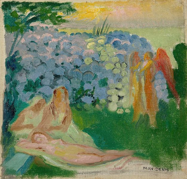 Psyche met hortensia's (schets), Maurice Denis van Meesterlijcke Meesters