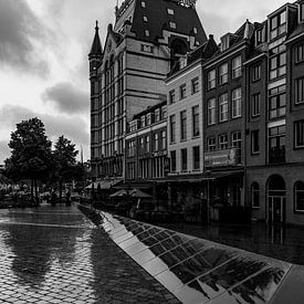 Witte Huis in Rotterdam in zwart-wit by Rdam Foto Rotterdam