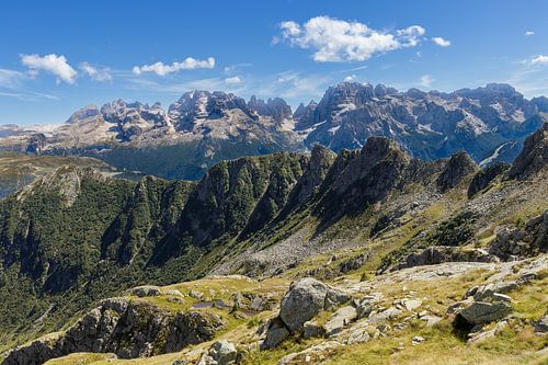 Blick auf die Dolomiten in Italien