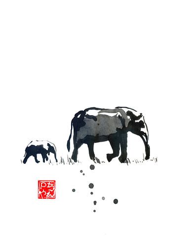 olifanten (gezien bij vtwonen) van Péchane Sumie