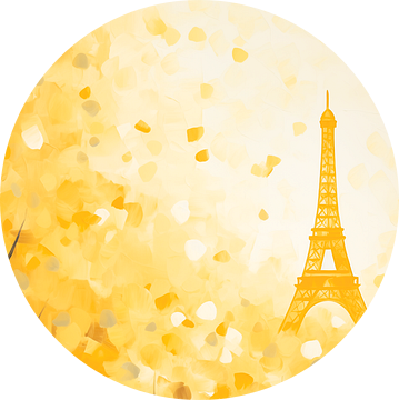 Parijs de Eiffeltoren in Goud van Caroline Guerain