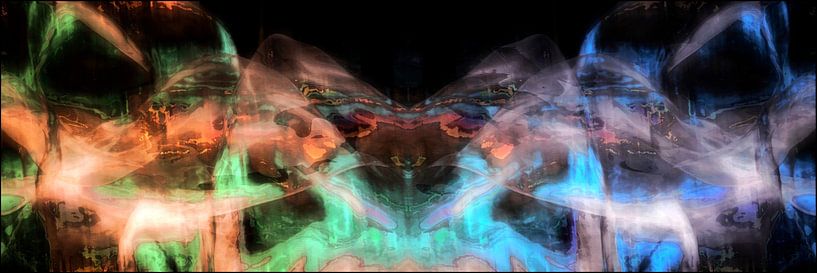 Smart City Nightscape van FRESH Fine Art