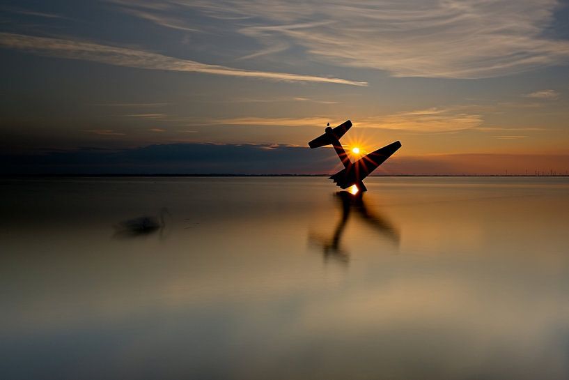 Kite monument Harderwijk by Bill hobbyfotografie