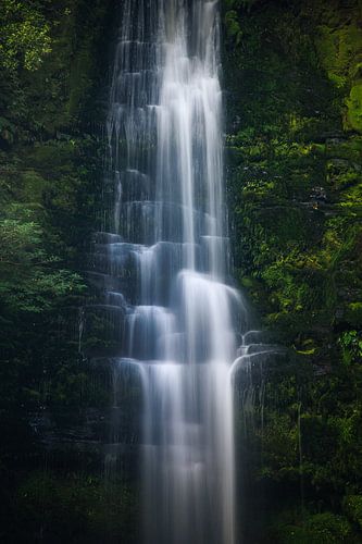 New Zealand McLean Waterfall Close-up