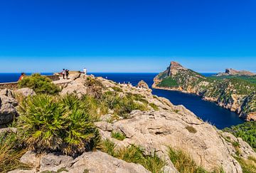 Cap Formentor, kliffen kustlijn, eiland Mallorca, Spanje van Alex Winter