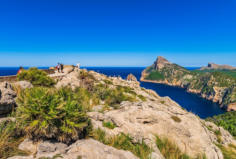 Cap Formentor, kliffen kustlijn, eiland Mallorca, Spanje van Alex Winter