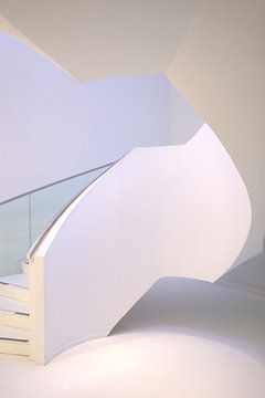 Spiral staircase Drents museum by Frans Nijland
