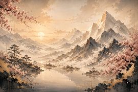 Sakura Dawn Reflection by MARTINA KUSUMA DEWI