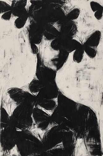 Butterfly Portrait Silhouette II