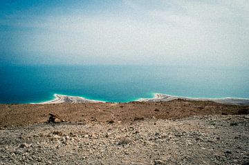 Dode Zee, nabij Jerusalem, Israël van Stefan van Horssen