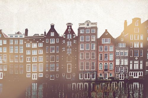 Amsterdam canal houses in the Netherlands