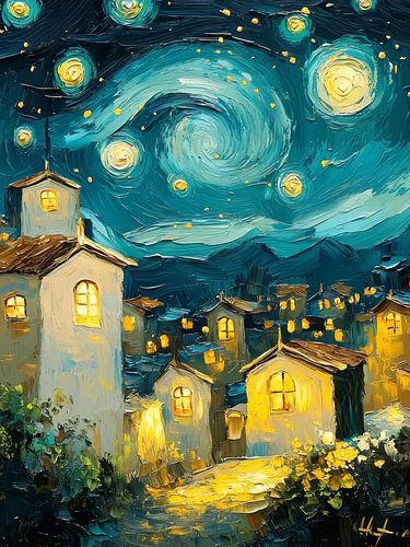 Starry Night Style Vincent van Gogh