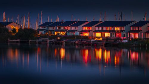Waterfront flats in Den Oever