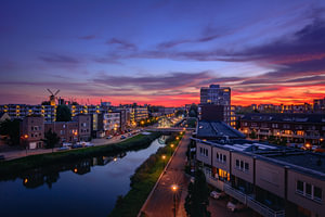 Sonnenuntergang Schiedam