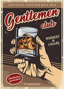 Gentlemen's Club: Whiskey und Zigarren
