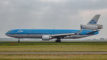 KLM McDonnell Douglas MD-11 passagiersvliegtuig.