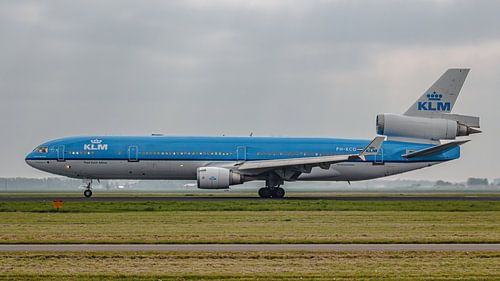 KLM McDonnell Douglas MD-11 passenger aircraft. by Jaap van den Berg