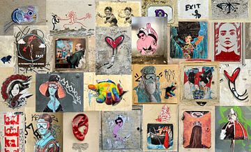 Street-Art Collage, Florence van Inge van den Brande