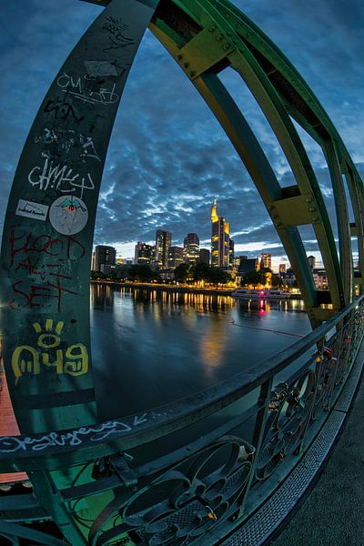 Les lumières de la ville de Fankfurt par Sven Frech