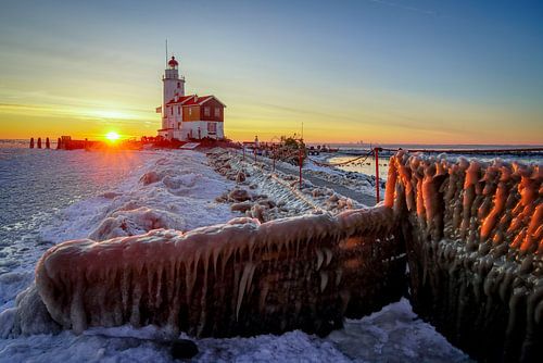 Het Paard van Marken met ijs