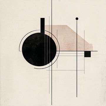 Geometrische compositie van Poster Art Shop