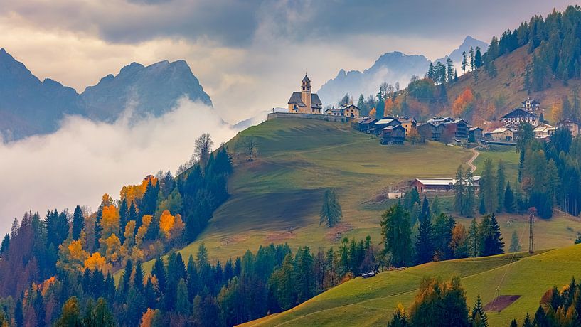 Autumn in Colle Santa Lucia, Italy by Henk Meijer Photography