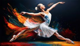 Dansen met kunstmatige kleuren