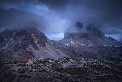 Tre Cime Dolomieten - Rifugio Locatelli