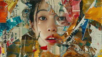 Japanse Geisha schilderij van Egon Zitter