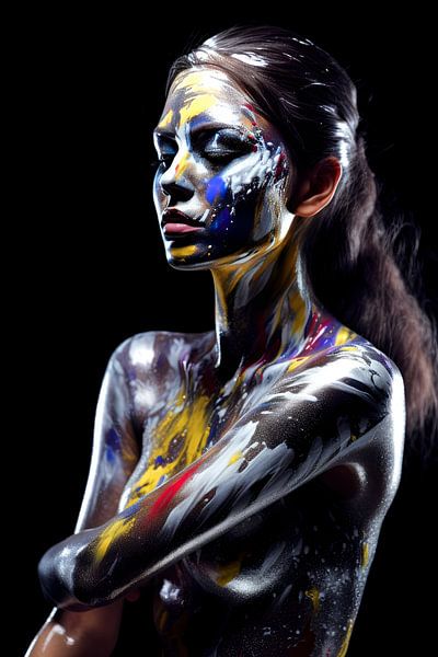 Abstract Body Paintings by Christian Ovís