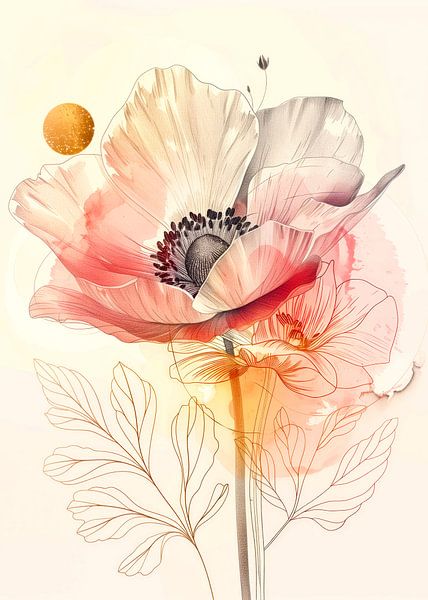 Wildflower Meadow Evergreen flowers 2 by JBJart Justyna Jaszke