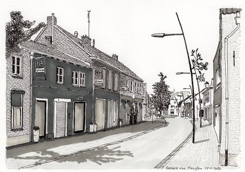 dessin d'ambiance par Gerard van Heugten