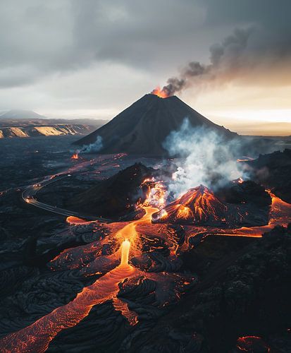 Flowing embers: Iceland's awakening