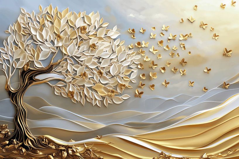 Golden tree by Bert Nijholt