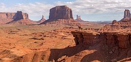 John Ford Point at Monument Valley Navajo Park in Utah-Arizona B by PhotoCluster