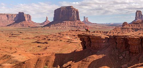 John Ford Point, dans le parc Monument Valley Navajo, à la frontière entre l'Utah et l'Arizona B