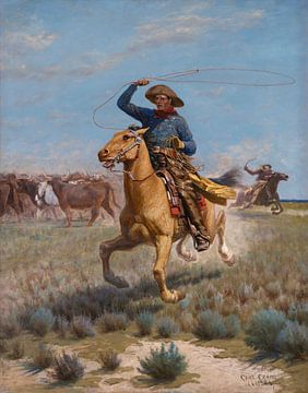 Charles Craig, Cowboy mit Lasso