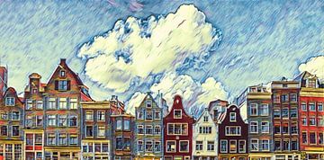 Amsterdam Houses by OFOTO RAY van Schaffelaar